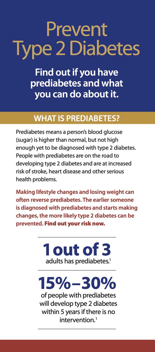 Prediabetes Rack Brochure
